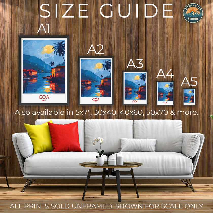 Goa Vintage Style Print