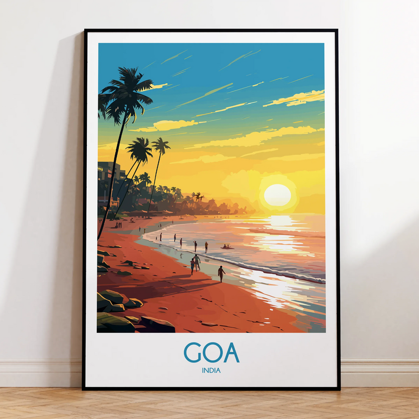 Goa Vintage Style Print