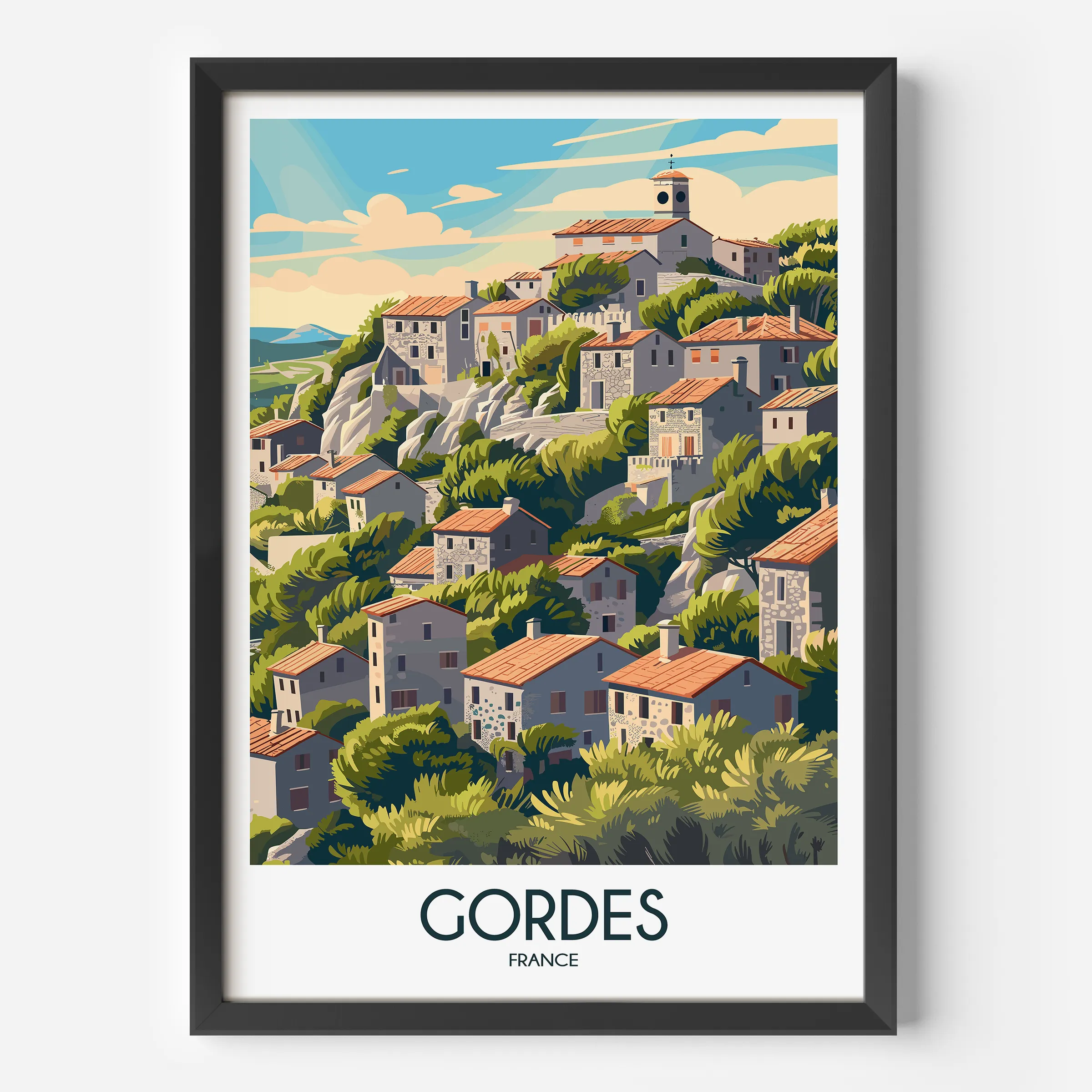Gordes Destination Art Gift