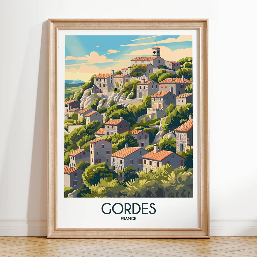 Gordes Minimalist Wall Art