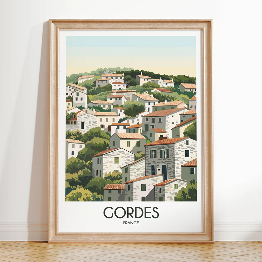 Gordes Minimalist Wall Art