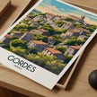 Gordes Modern Travel Poster