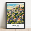 Gordes Scenic Landscape Art