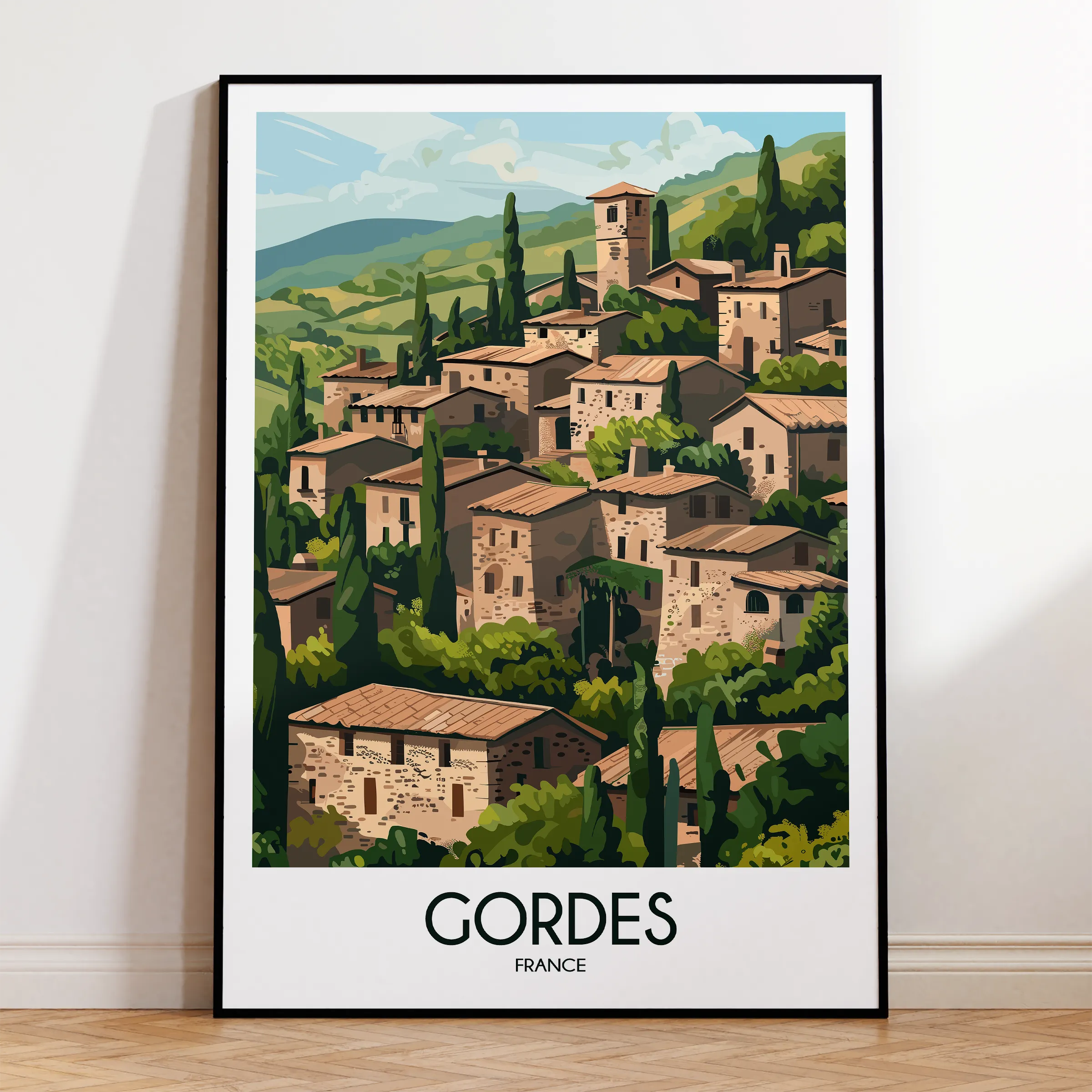 Gordes Souvenir Poster Print