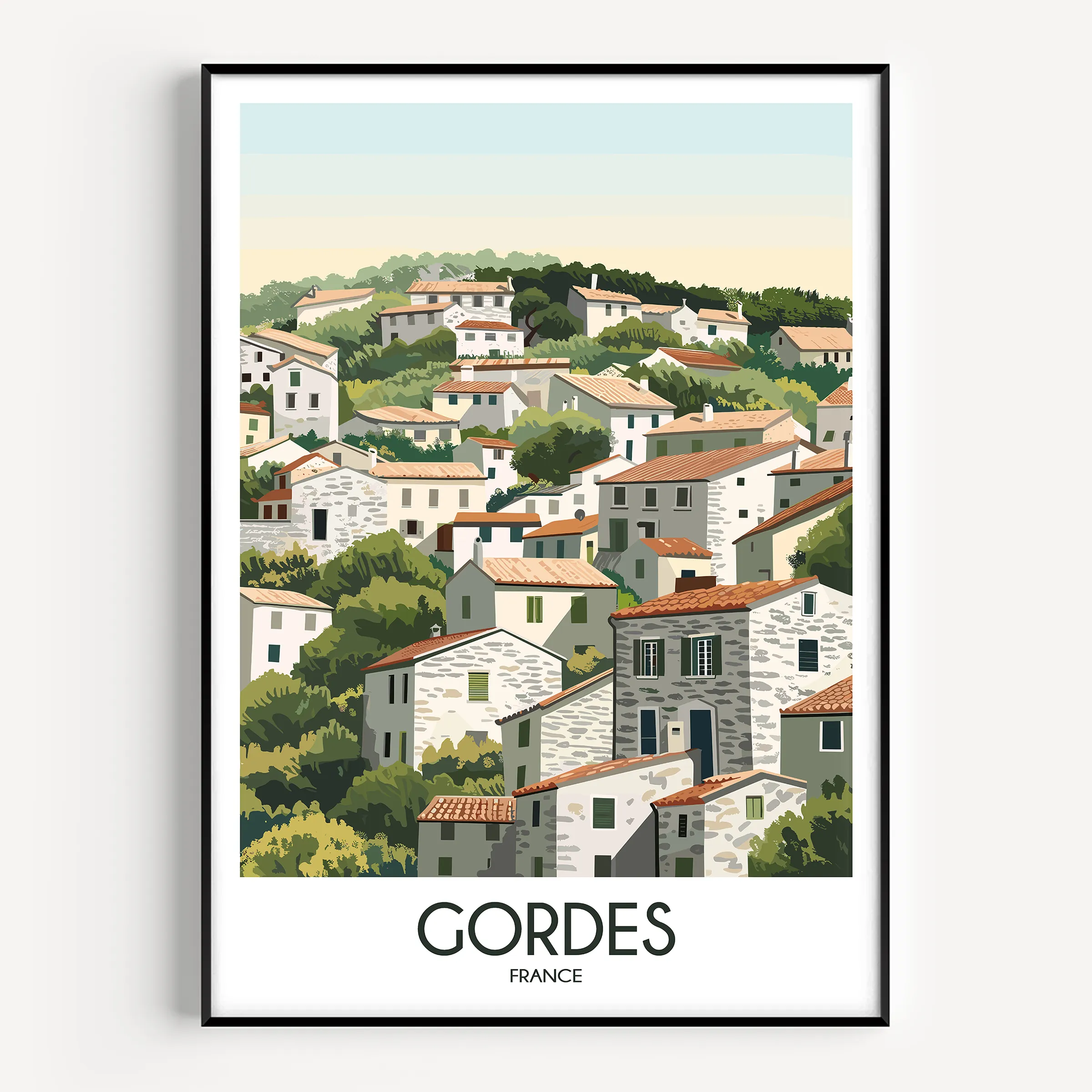 Gordes Souvenir Poster Print