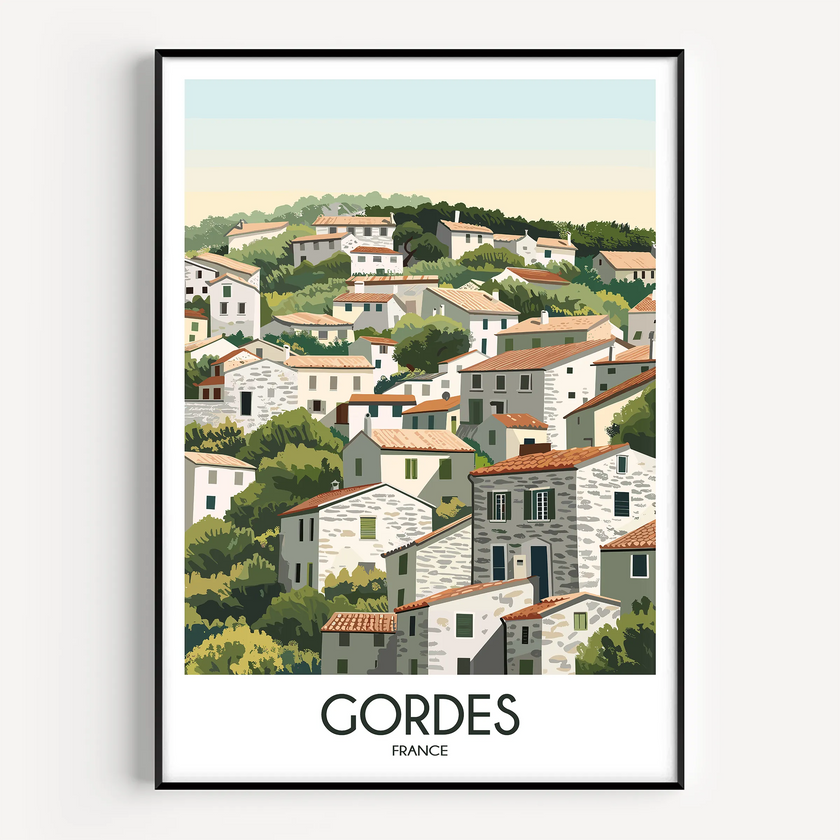 Gordes Souvenir Poster Print