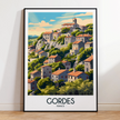 Gordes Vintage Style Print