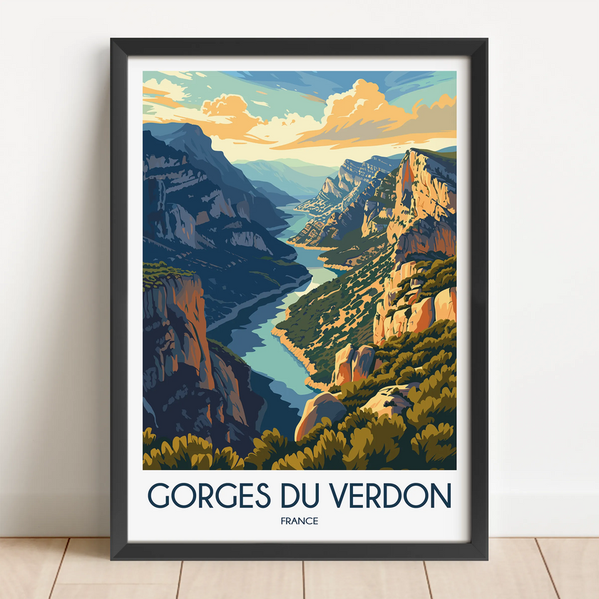 Gorges Du Verdon Home Office Decor