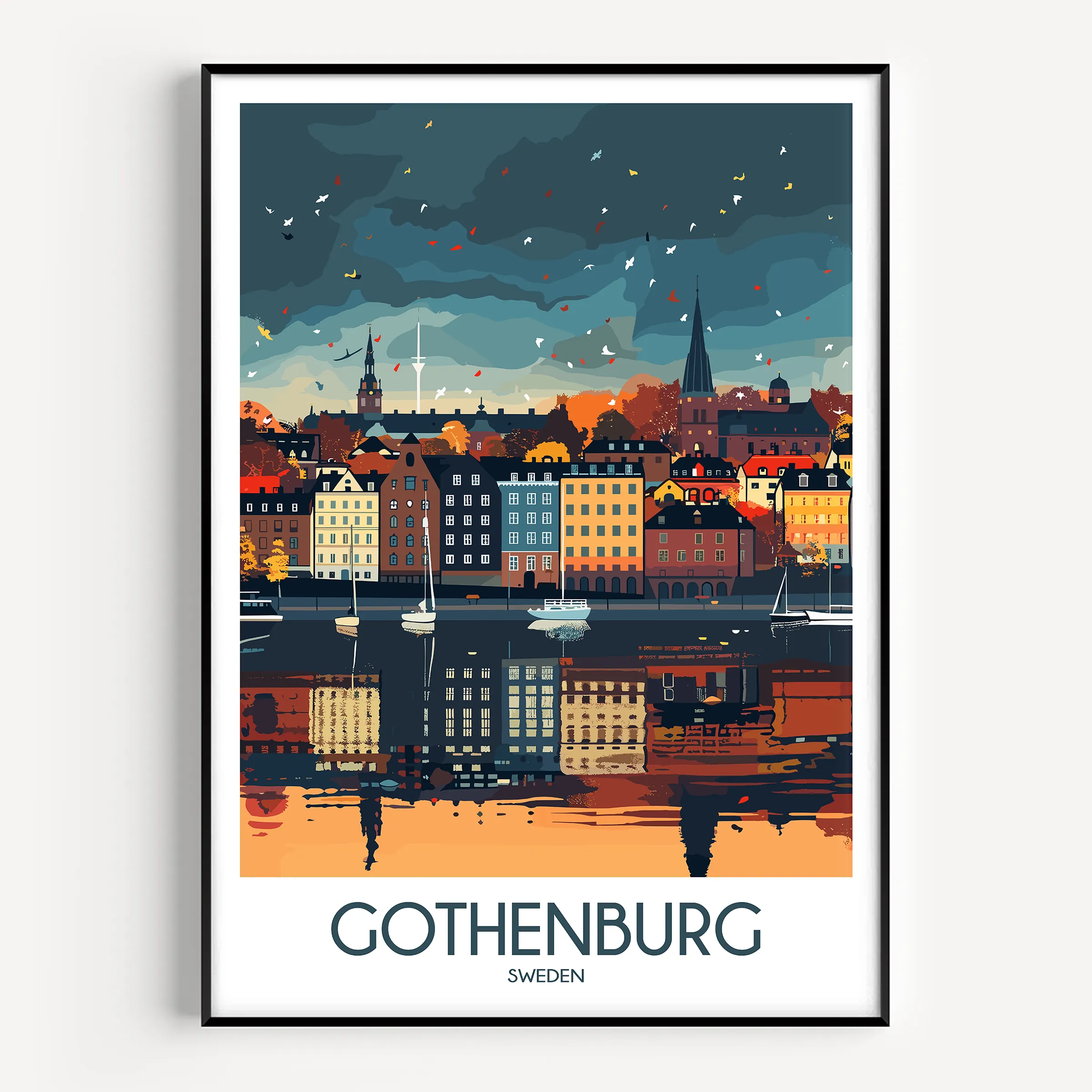Gothenburg Destination Art Gift