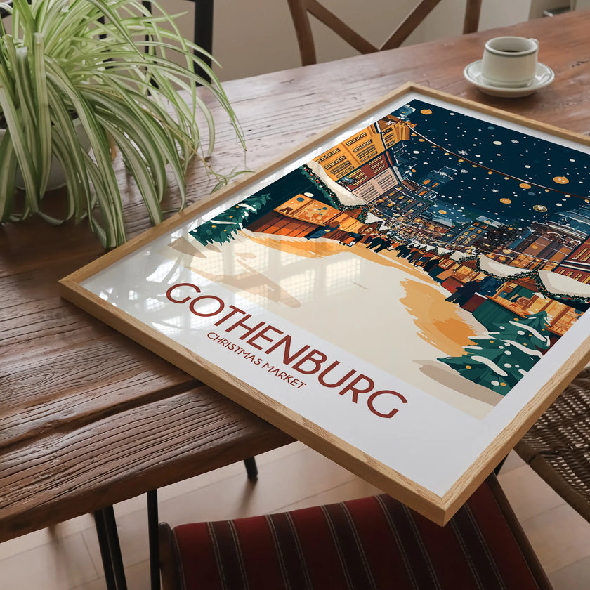 Gothenburg Modern Travel Poster
