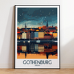 Gothenburg Modern Travel Poster
