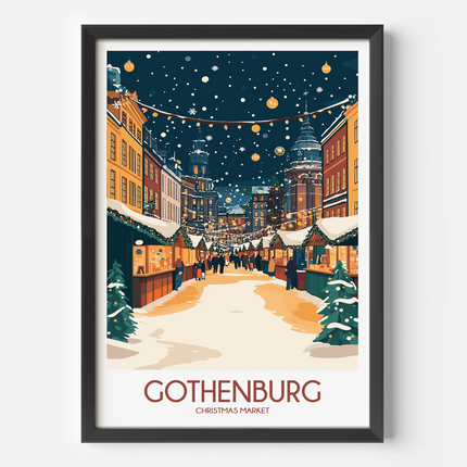 Gothenburg Souvenir Poster Print