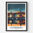 Gothenburg Souvenir Poster Print