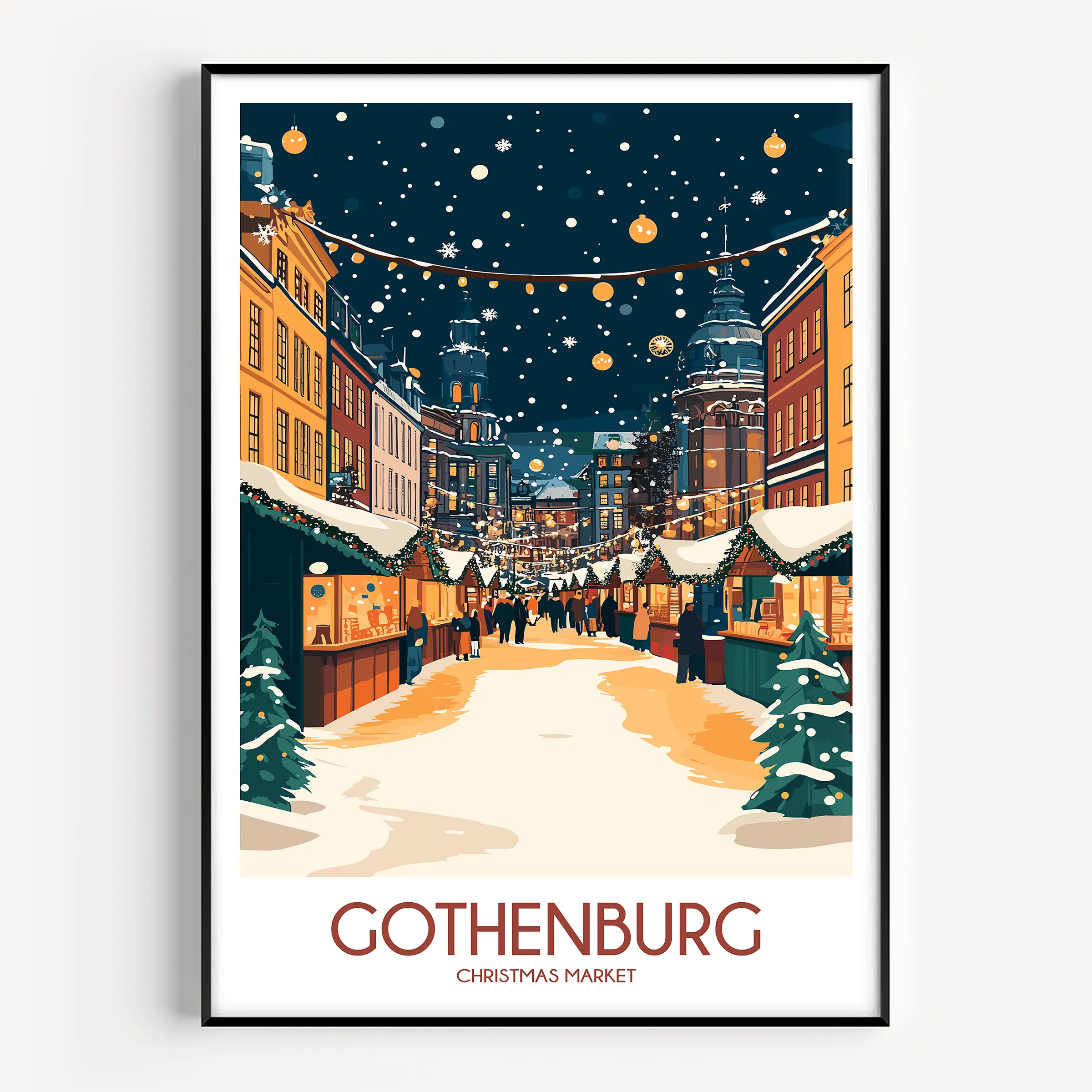 Gothenburg Travel Memory Gift
