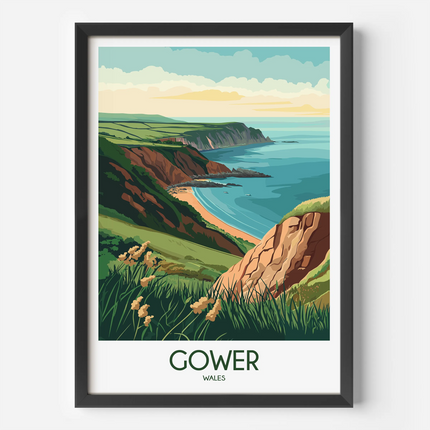 Gower Destination Art Gift