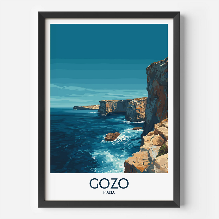Gozo Scenic Landscape Art