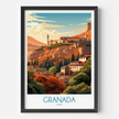 Granada Retro Travel Illustration