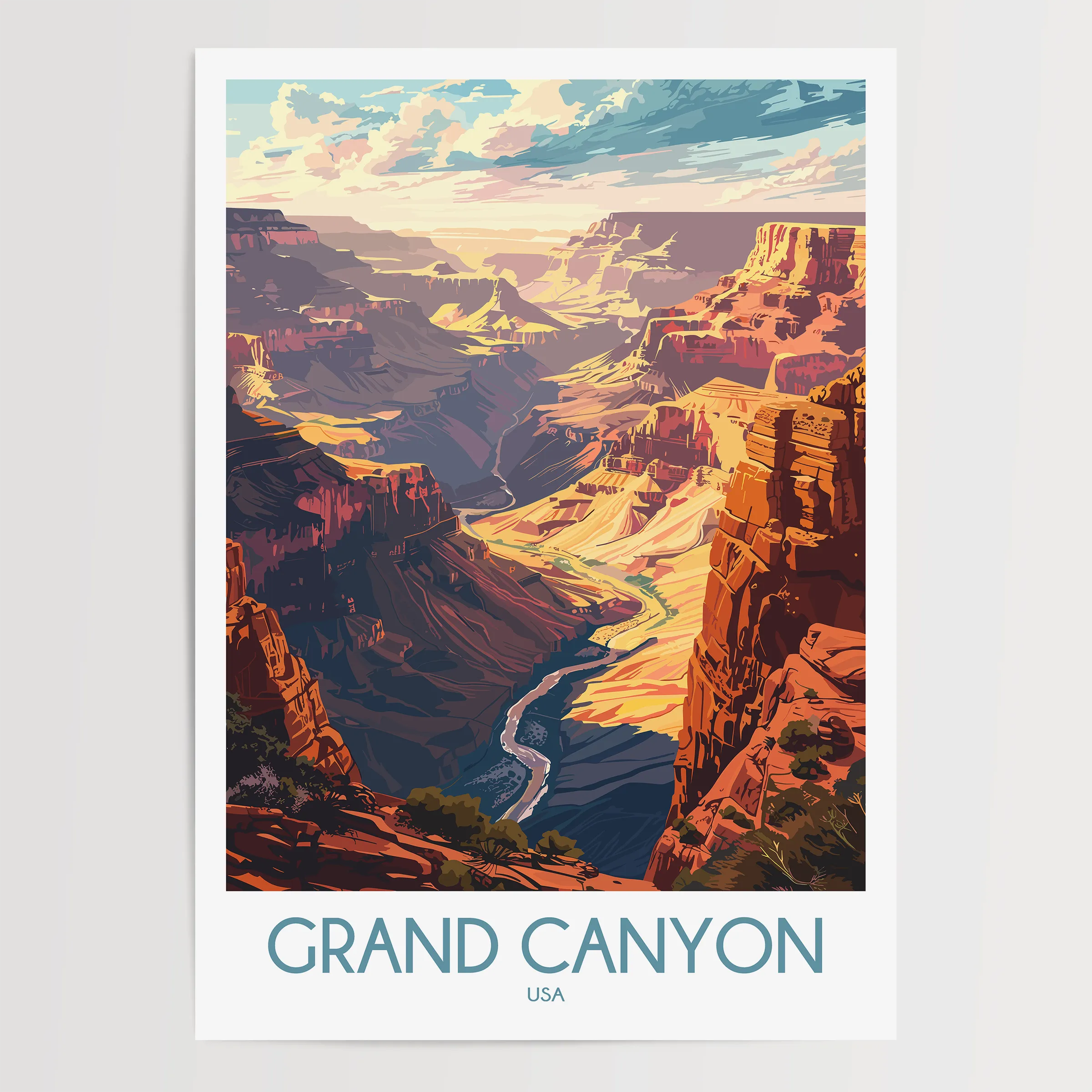 Grand Canyon Home Office Decor