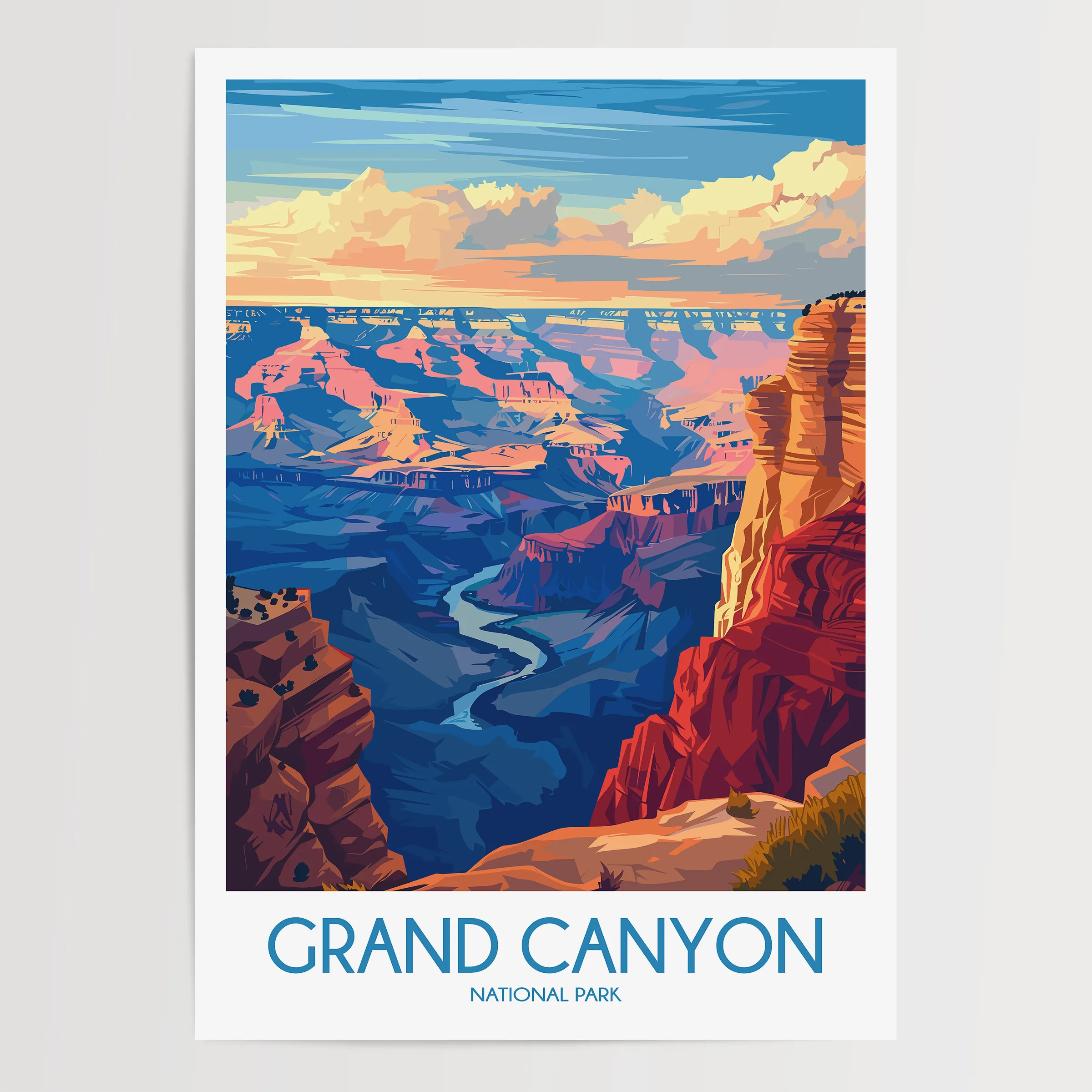 Grand Canyon Home Office Decor