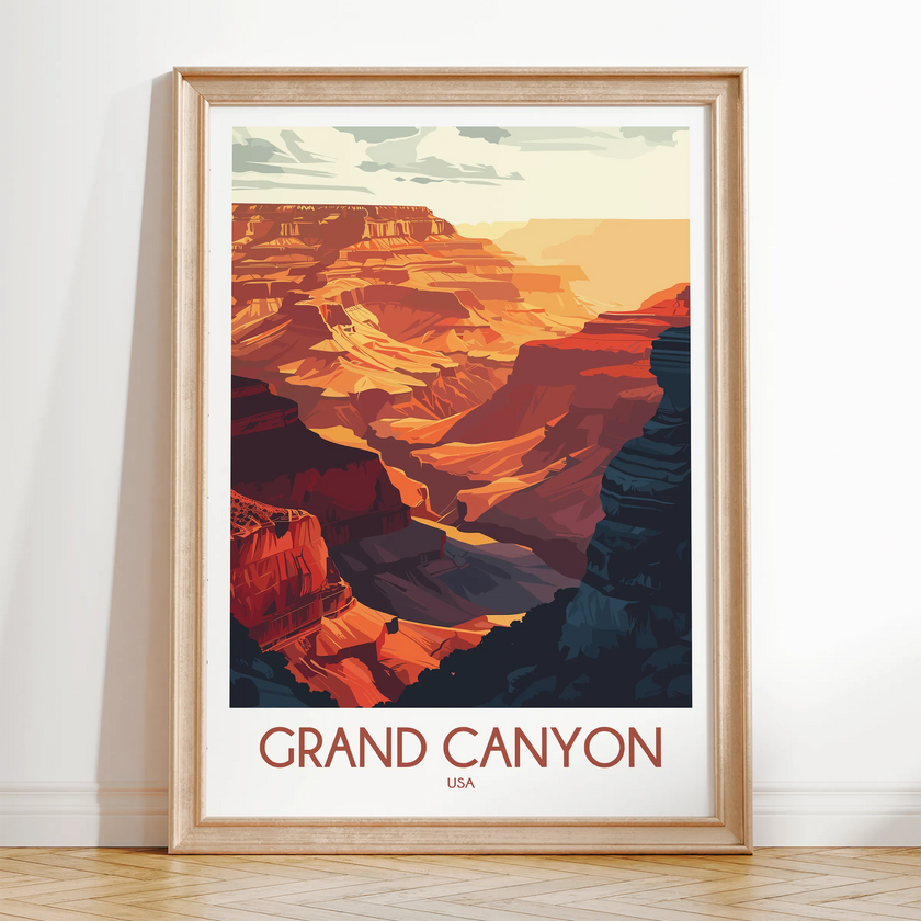 Grand Canyon Minimalist Wall Art