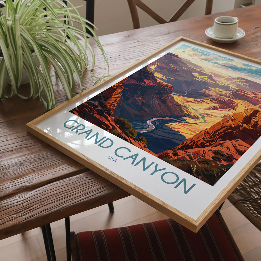Grand Canyon Minimalist Wall Art