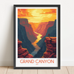 Grand Canyon Modern Travel Poster