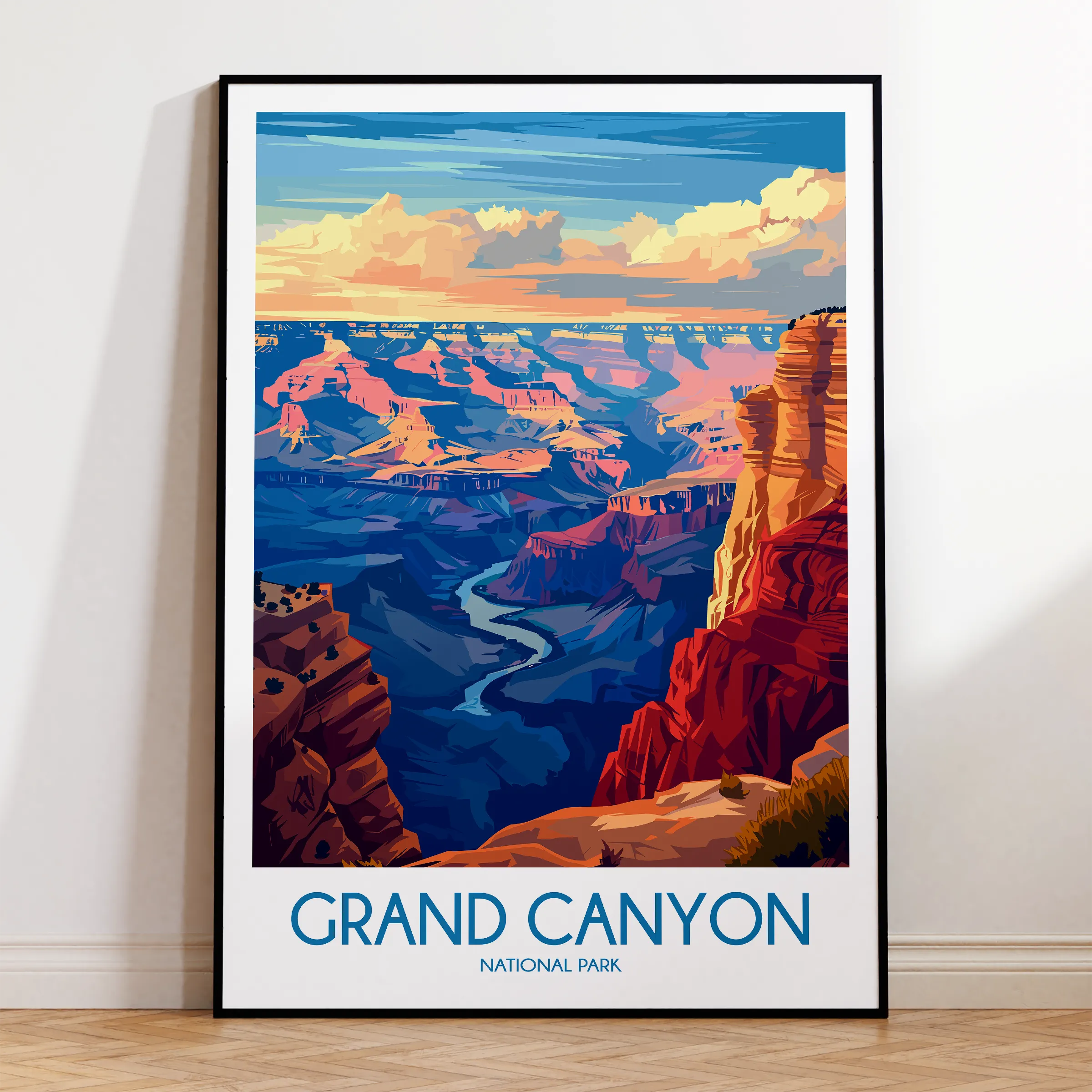 Grand Canyon Modern Travel Poster