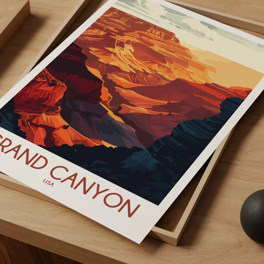 Grand Canyon Scenic Landscape Art