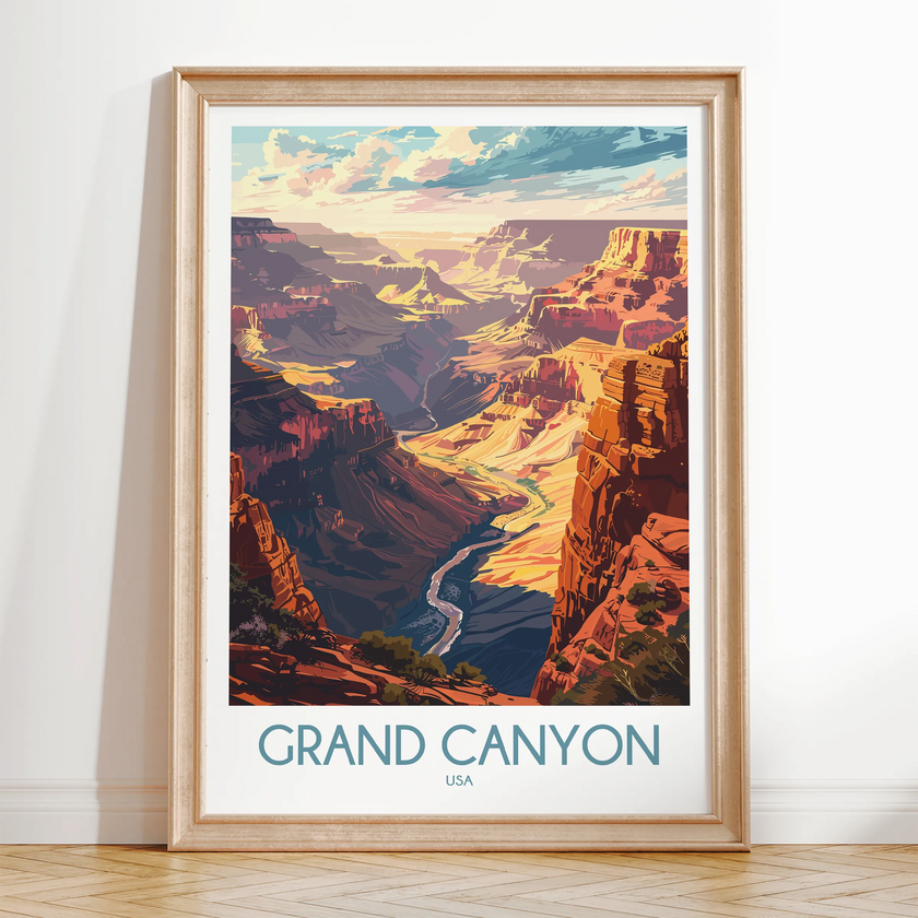 Grand Canyon Scenic Landscape Art