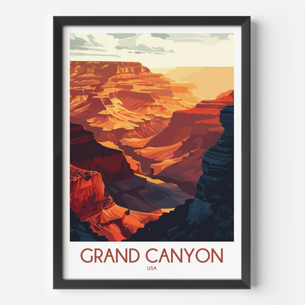 Grand Canyon Scenic Landscape Art