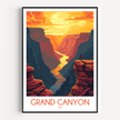Grand Canyon Scenic Landscape Art
