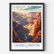 Grand Canyon Vintage Style Print