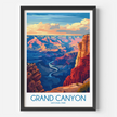 Grand Canyon Vintage Style Print