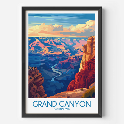 Grand Canyon Vintage Style Print