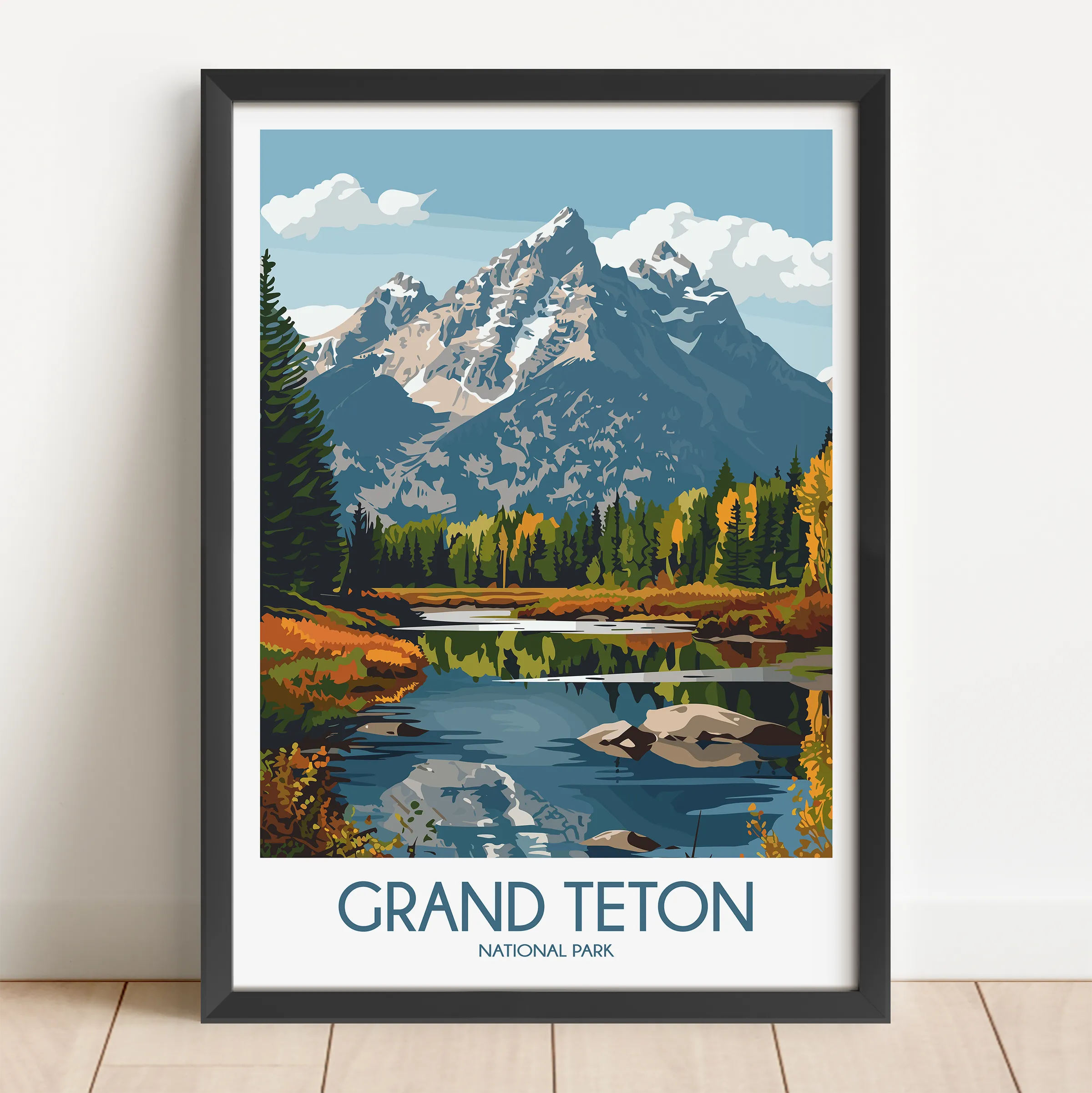 Grand Teton Destination Art Gift