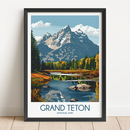 Grand Teton Destination Art Gift