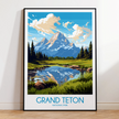 Grand Teton Destination Art Gift