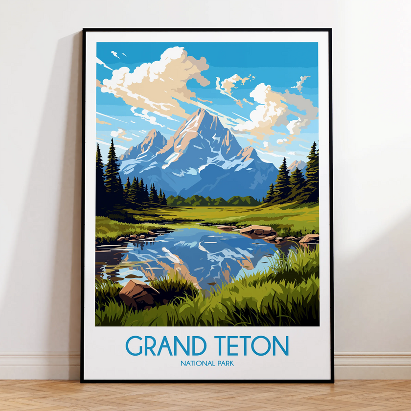 Grand Teton Destination Art Gift