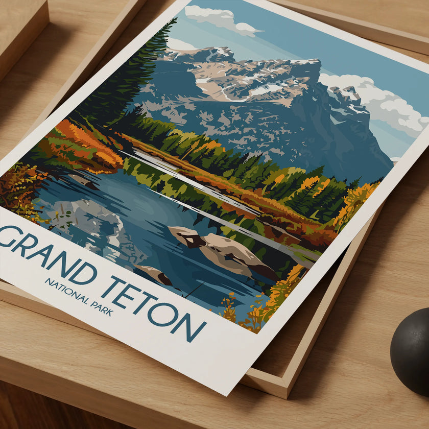 Grand Teton Home Office Decor