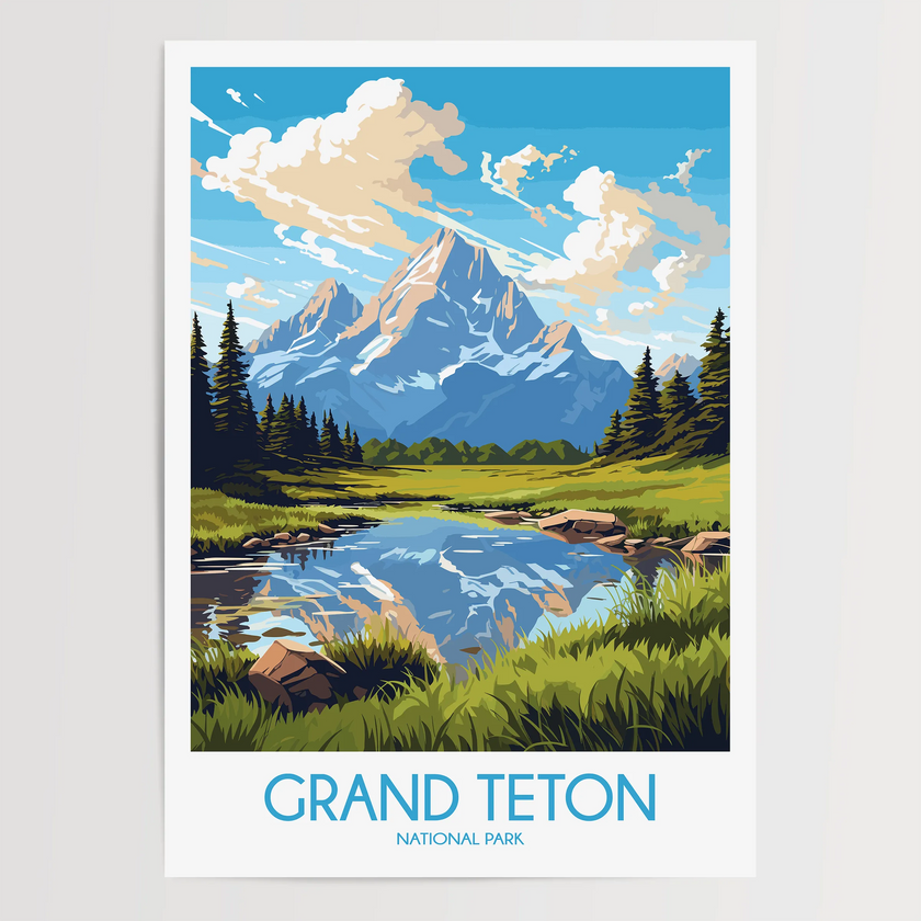 Grand Teton Home Office Decor