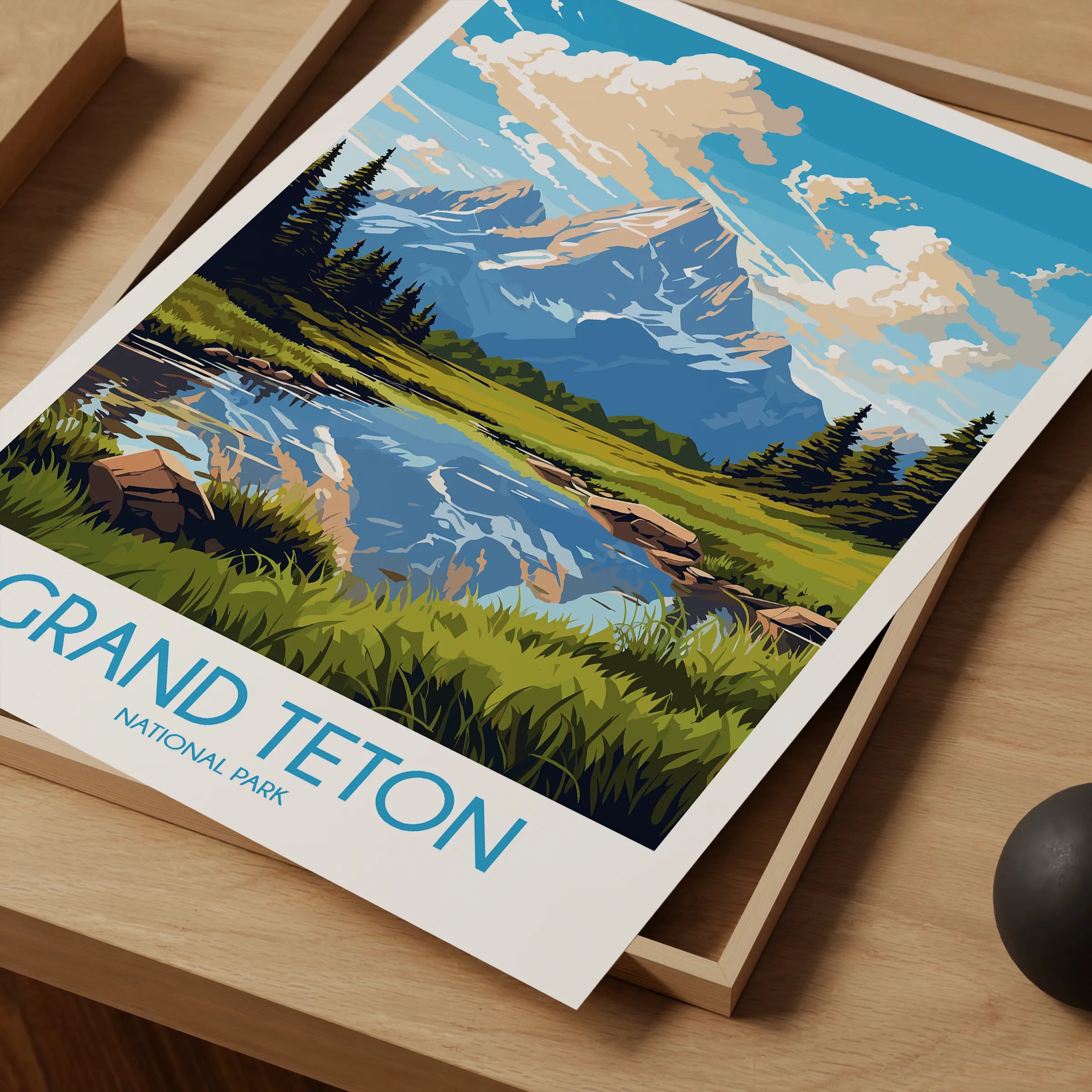 Grand Teton Souvenir Poster Print