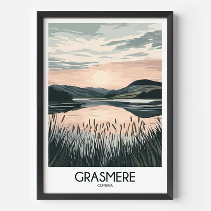 Grasmere Scenic Landscape Art