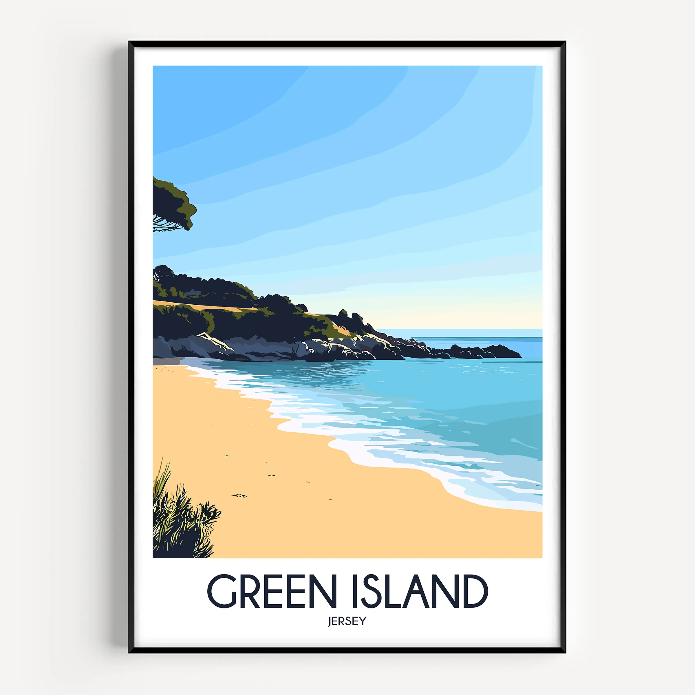 Green Island Home Office Decor