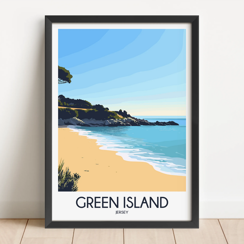 Green Island Souvenir Poster Print