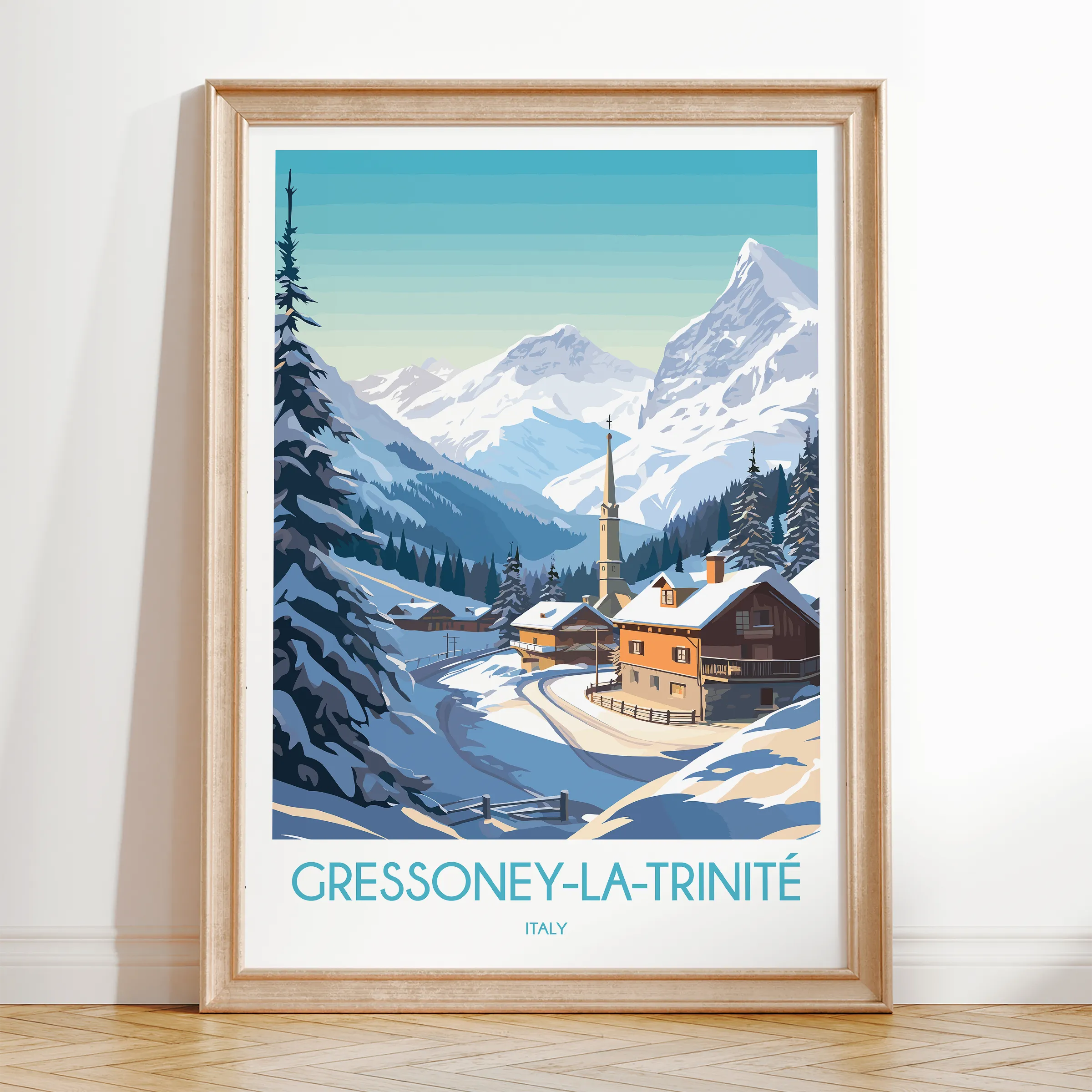 Gressoney Minimalist Wall Art