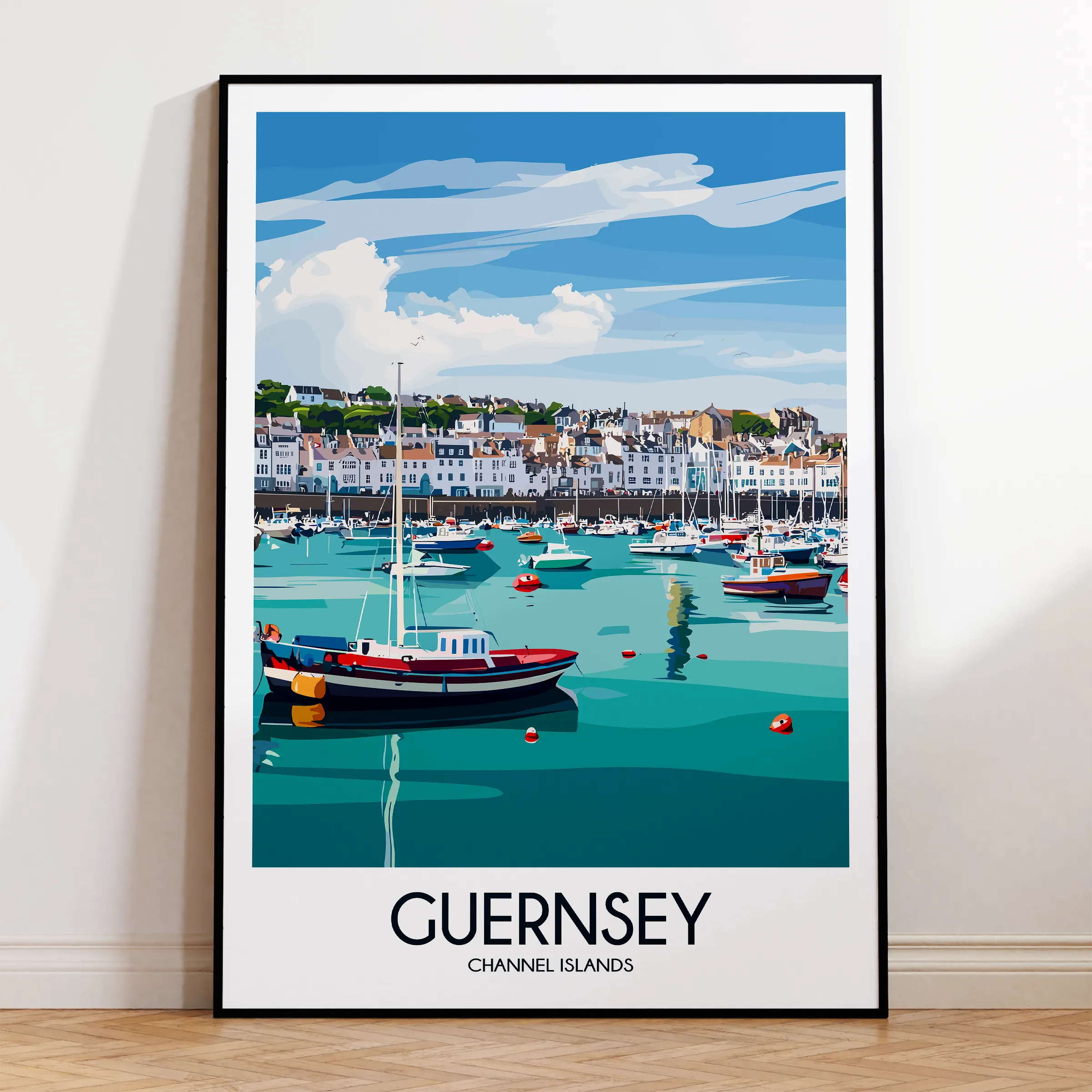 Guernsey Minimalist Wall Art