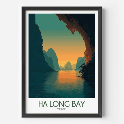 Ha Long Bay Scenic Landscape Art