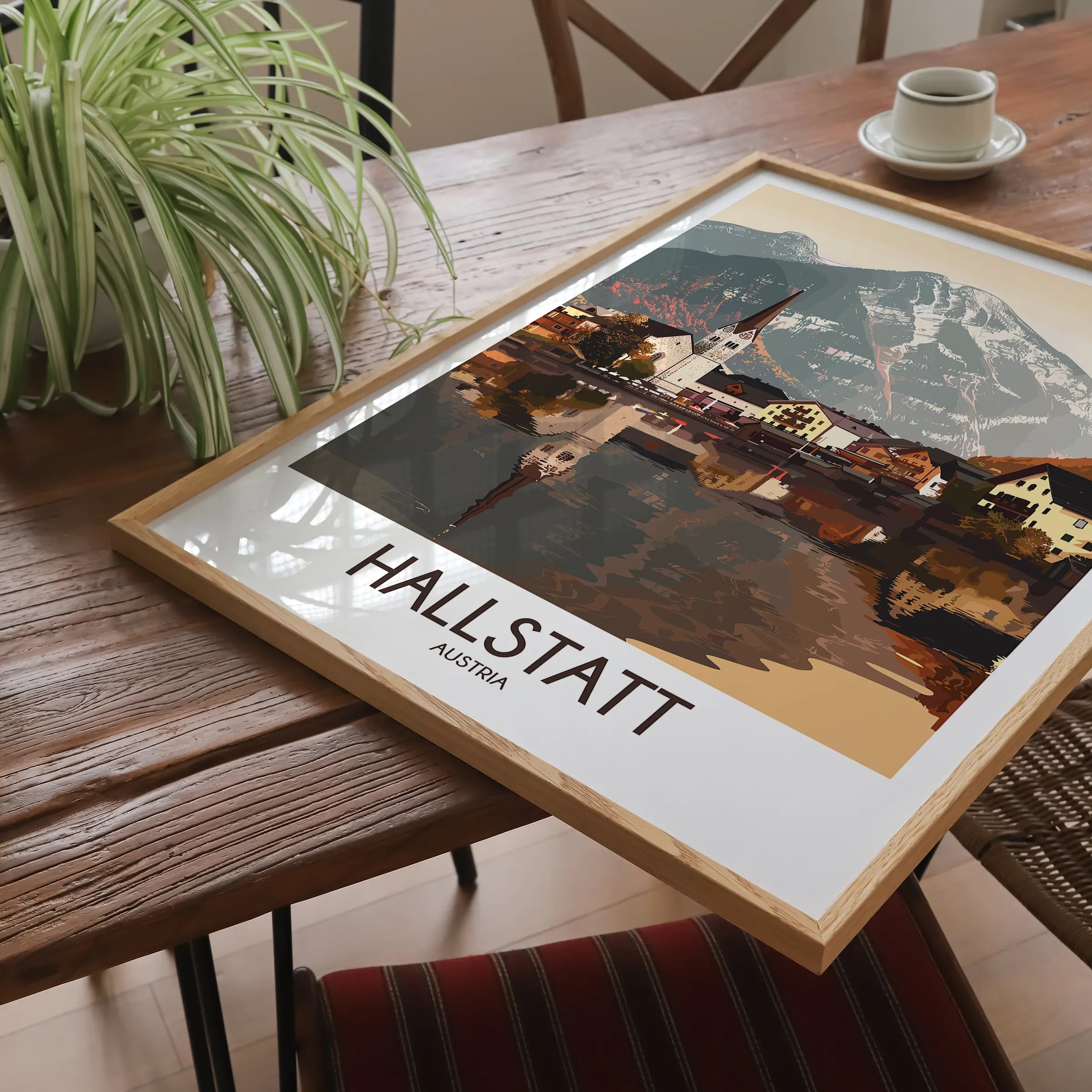 Hallstatt Minimalist Wall Art