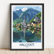 Hallstatt Minimalist Wall Art