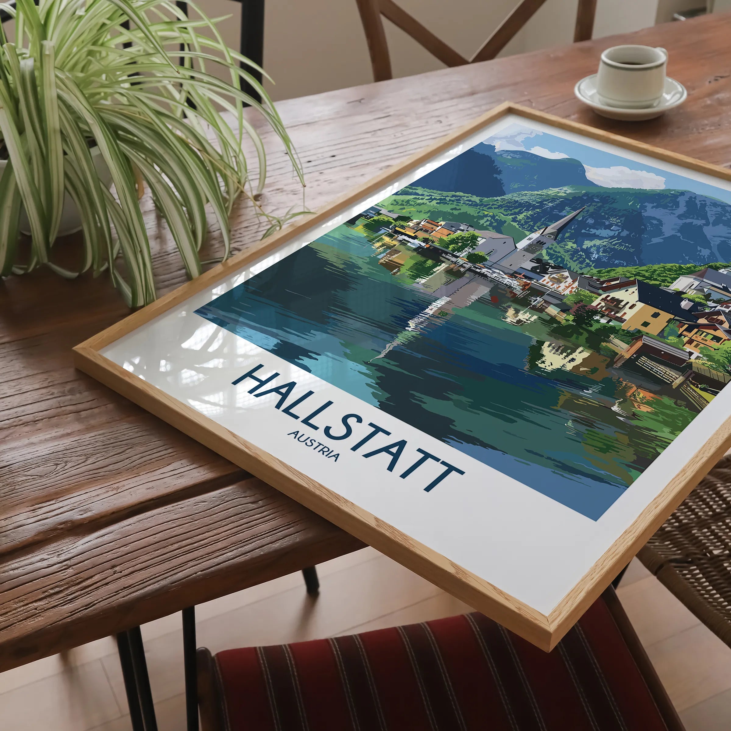 Hallstatt Souvenir Poster Print